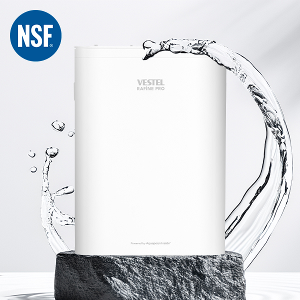 NSF Sertifikası İle Hijyenik Standartlarda Arıtma Deneyimi Vestel Rafine Pro Su Arıtma Cihazı NSF Sertifikası İle Hijyenik Standartlarda Arıtma Deneyimi