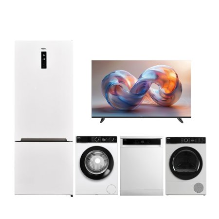 Vestel 5'li Elegance Plus Beyaz Eşya Seti