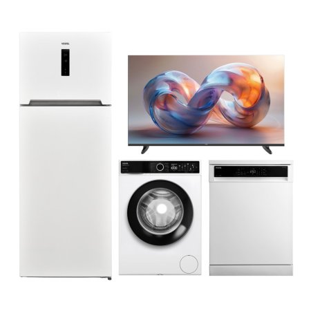 Vestel 4'lü Elegance Beyaz Eşya Seti