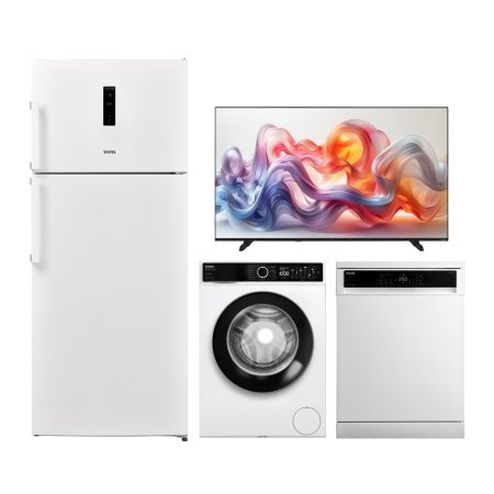 Vestel 4'lü Elite Beyaz Eşya Seti