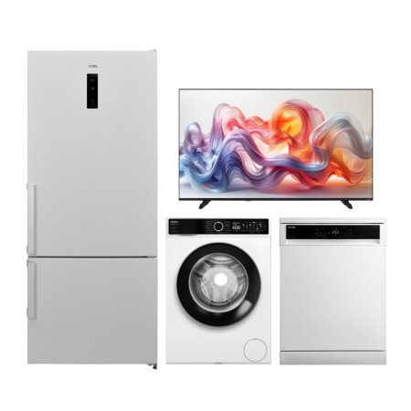Vestel 4'lü Elite Kombi Beyaz Eşya Seti