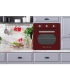 Vestel AF-6682 Retro Bordo 70 Lt Ankastre Fırın