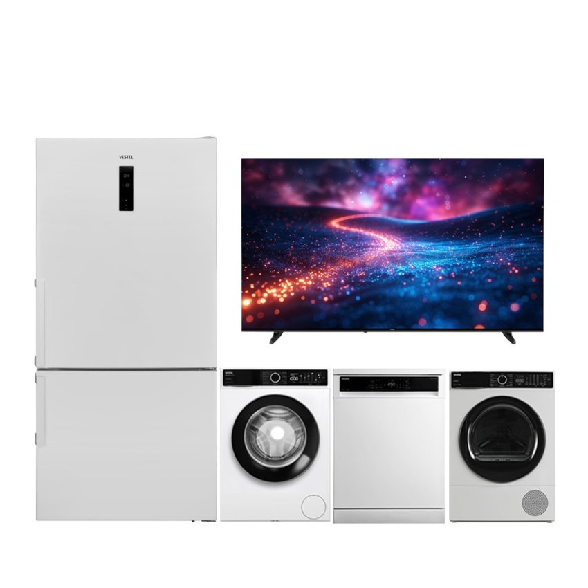 Vestel 5'li Premium Kombi Beyaz Eşya Seti