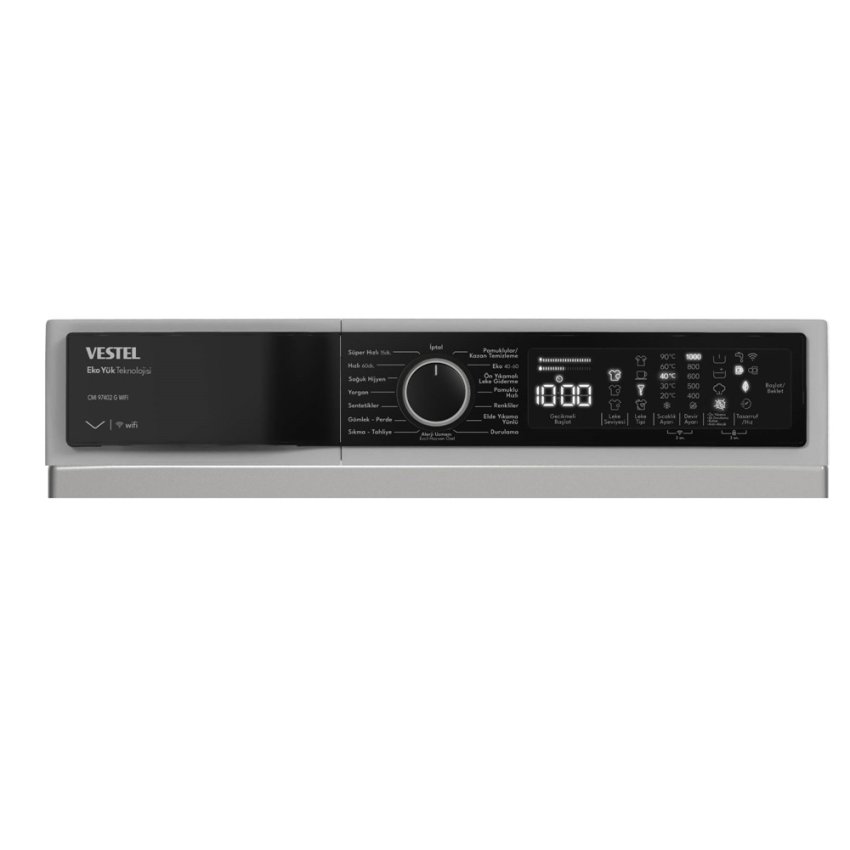 Vestel CMI 97402 G 9 Kg Çamaşır Makinesi Menü Görünüm