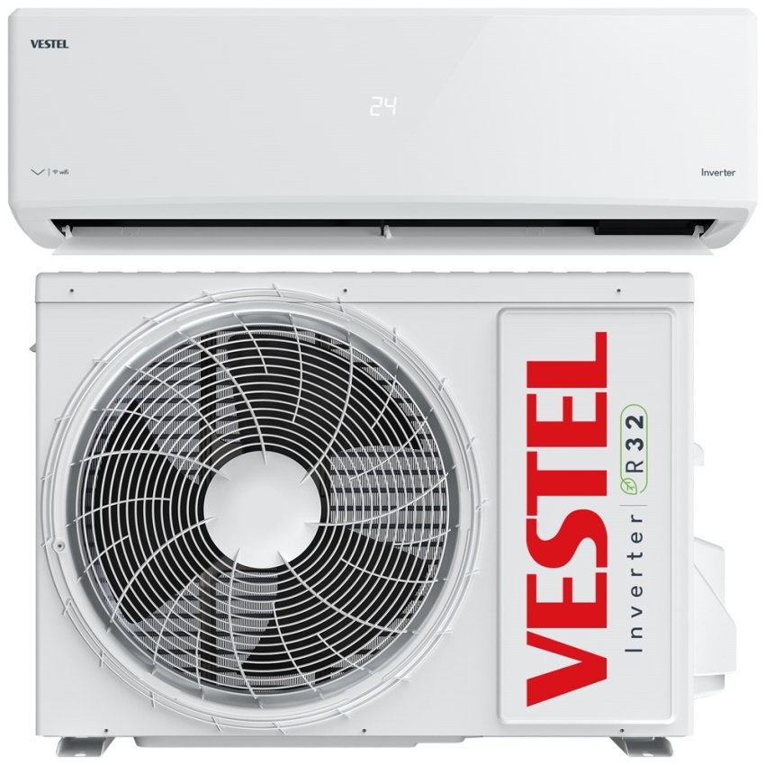 Vestel Flora Doğa 126 12.000 Btu İnverter Klima İç ve Dış Ünite