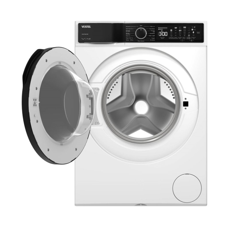 Vestel KCMI 99442 9 Kg Kurutmalı Çamaşır Makinesi Kapak Açık Görünüm