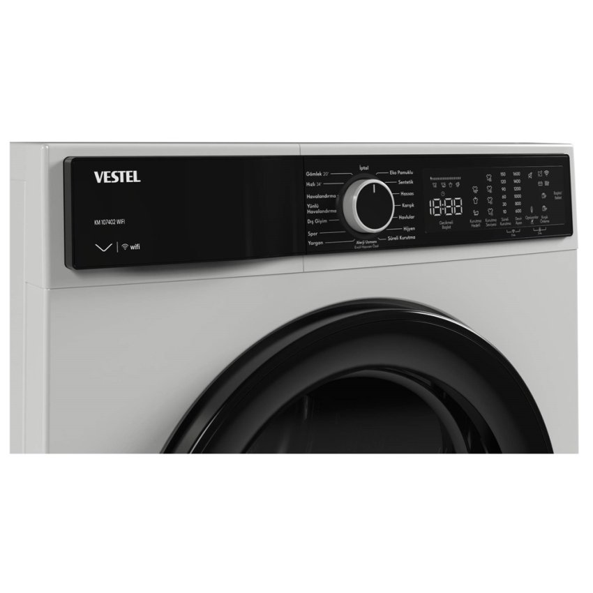 Vestel KM 107402 10 Kg Kurutma Makinesi Menü Görünümü