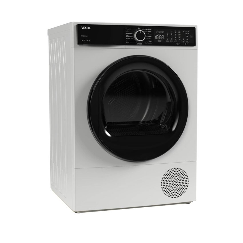 Vestel KM 107402 10 Kg Kurutma Makinesi Yan Görünüm