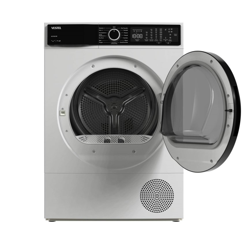 Vestel KM 97402 9 Kg Kurutma Makinesi Açık Kapak