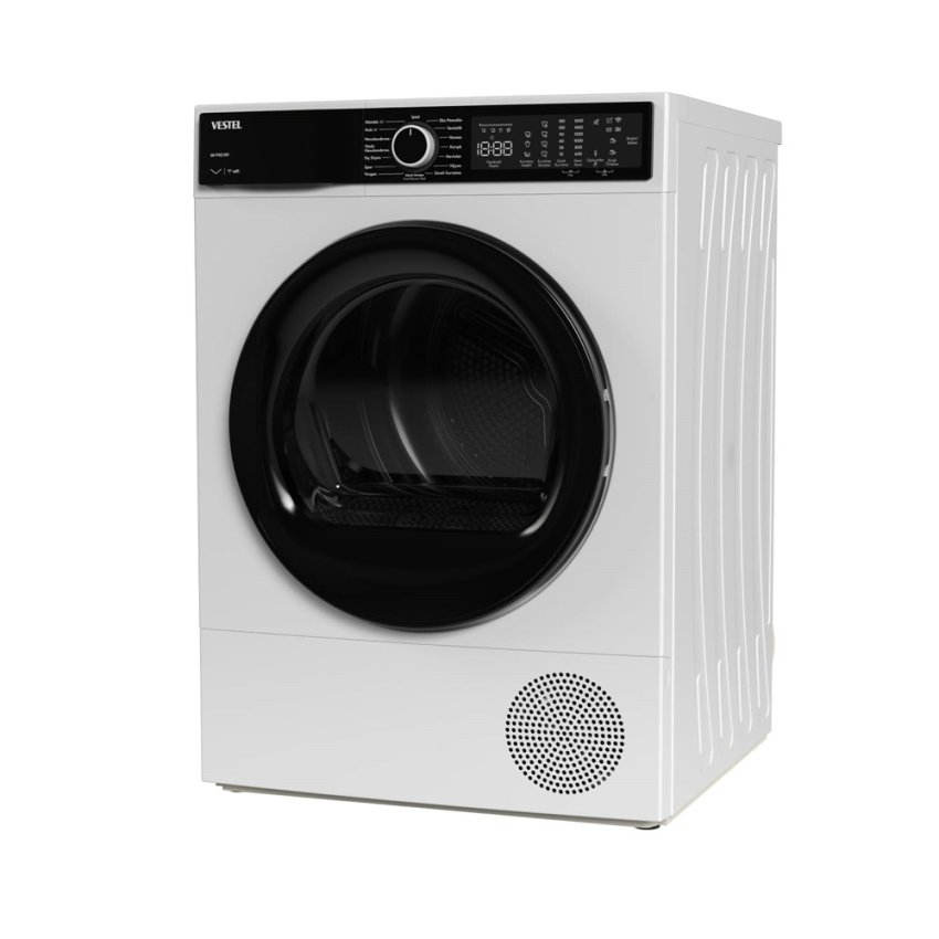 Vestel KM 97402 9 Kg Kurutma Makinesi Yan Görünüm