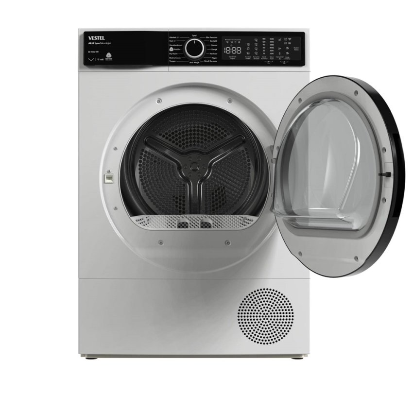 Vestel KMI 98402 9 Kg Kurutma Makinesi Kapak Açık Görünümü