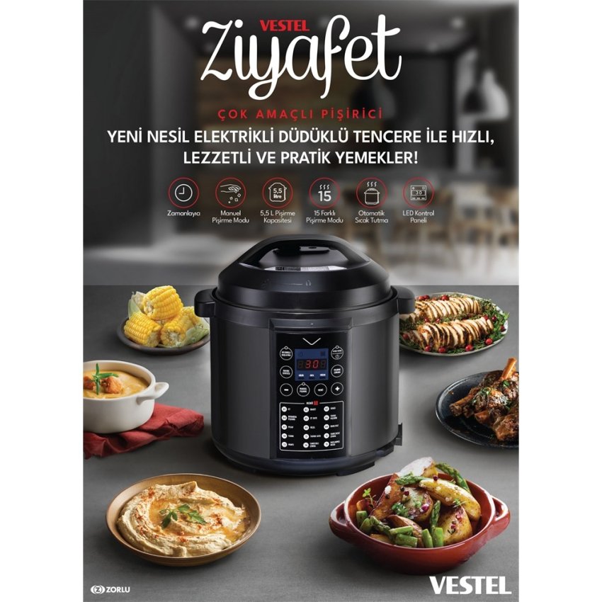 Vestel Ziyafet Çok Amaçlı Pişirici Katalog