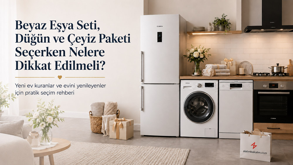 Düğün Paketi ve Beyaz Eşya Seti Alırken Nelere Dikkat Edilmeli?