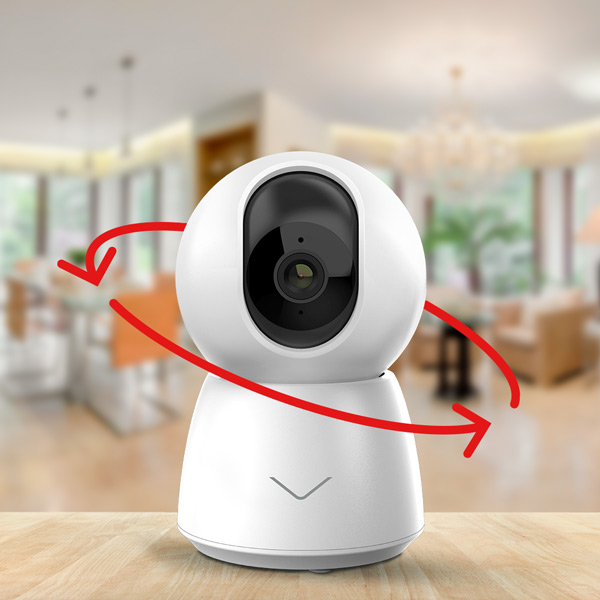 Vestel Akıllı Wi-Fi IP Kamera SC301 360 Derece Görüş Açısı Vestel Akıllı Wi-Fi IP Kamera SC301 360 Derece Görüş Açısı