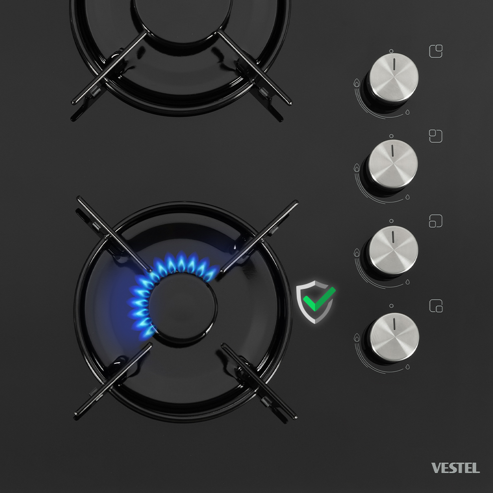 Vestel Ankastre Ocak Gaz S&ouml;nd&uuml;rme Emniyet Sistemi