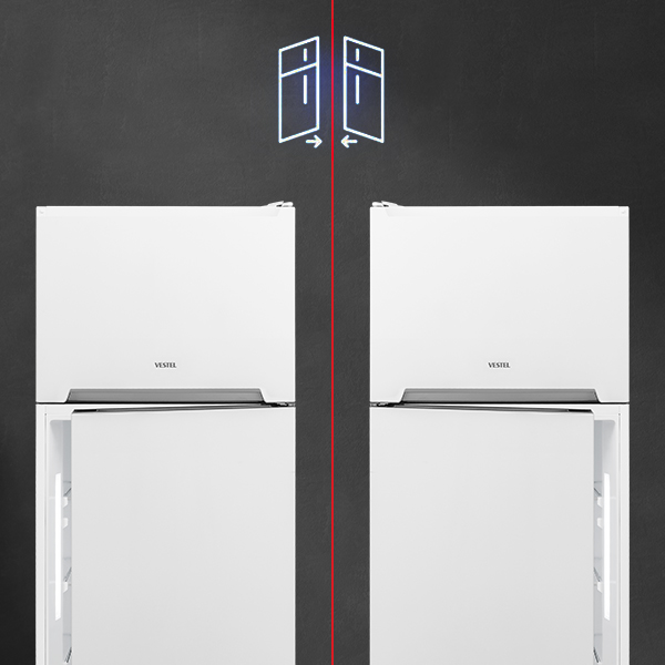 Vestel Buzdolabi Değiştirilebilir Kapı A&ccedil;ılış Y&ouml;n&uuml;