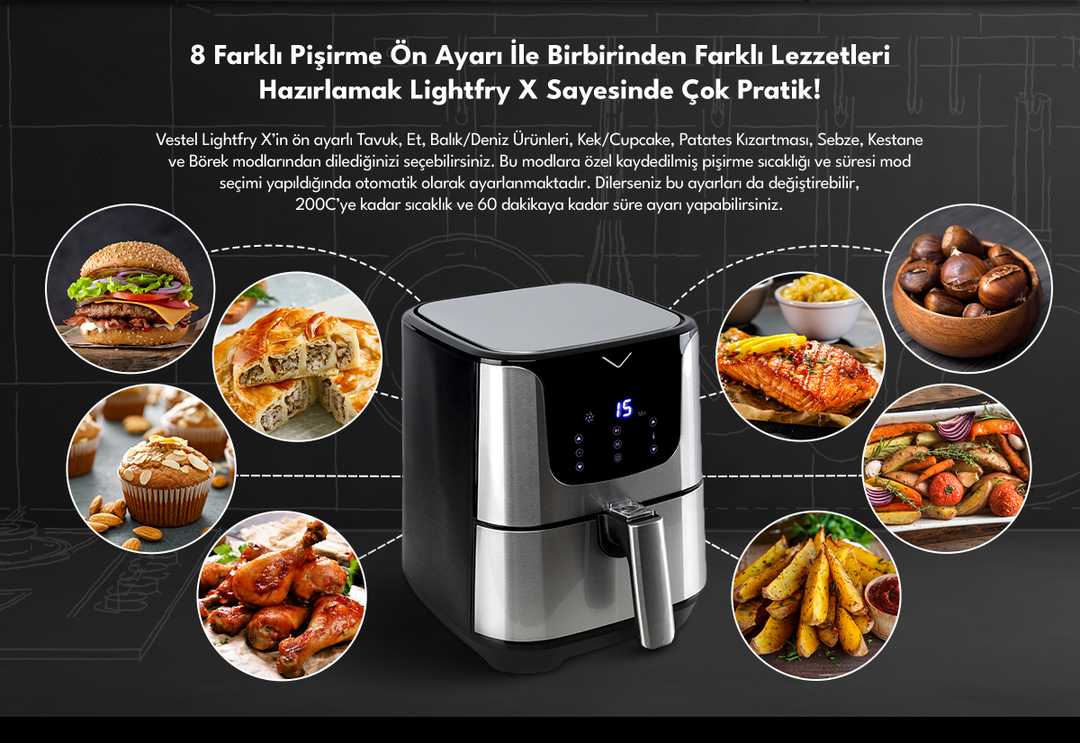 Vestel Lightfry 15 X Airfry Fritöz Katalog Part 2 Vestel Lightfry 15 X Airfry Fritöz Katalog Part 2