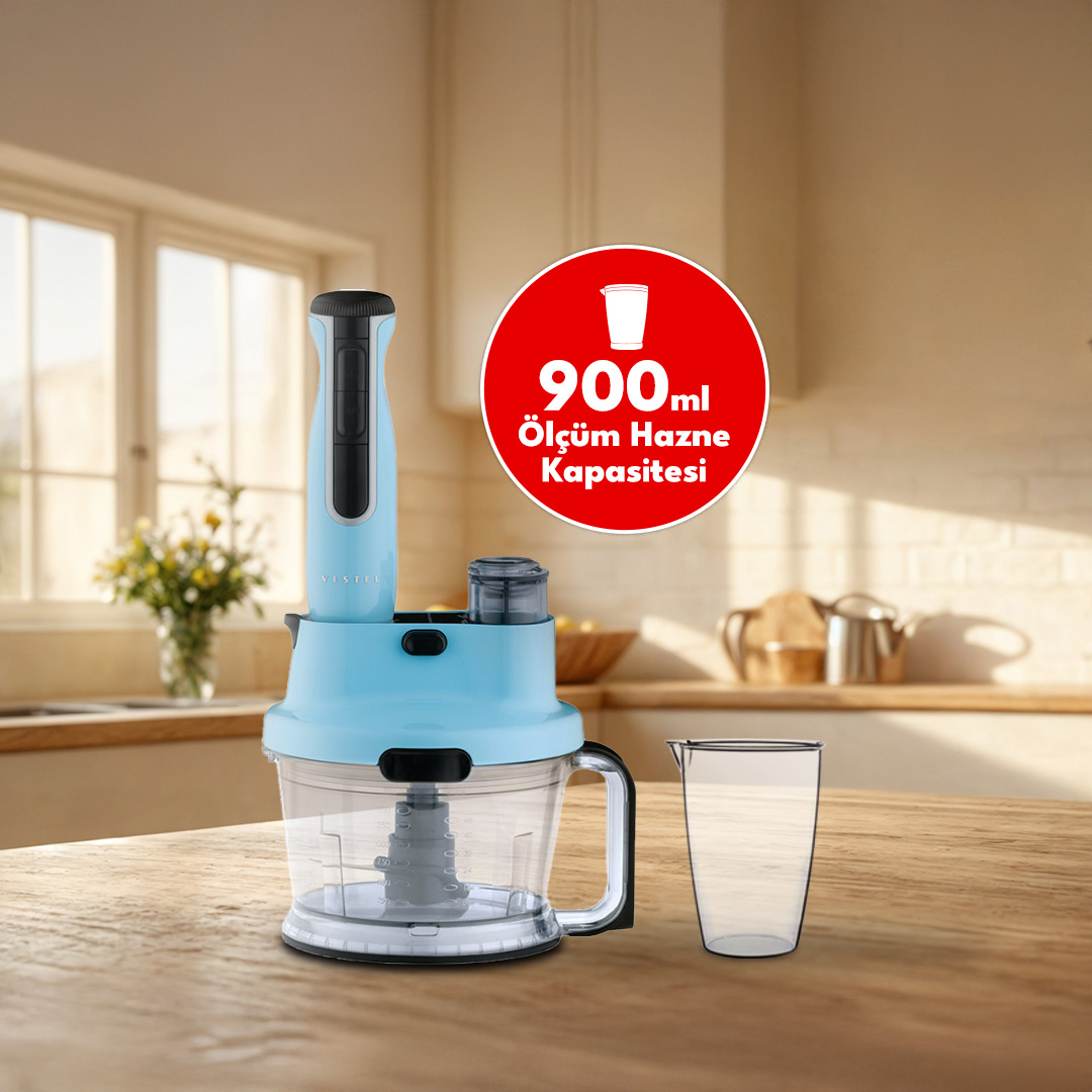 Vestel Nano Cut B Multi Blender Seti 900 ml Ölçüm Haznesi Vestel Nano Cut B Multi Blender Seti 900 ml Ölçüm Haznesi
