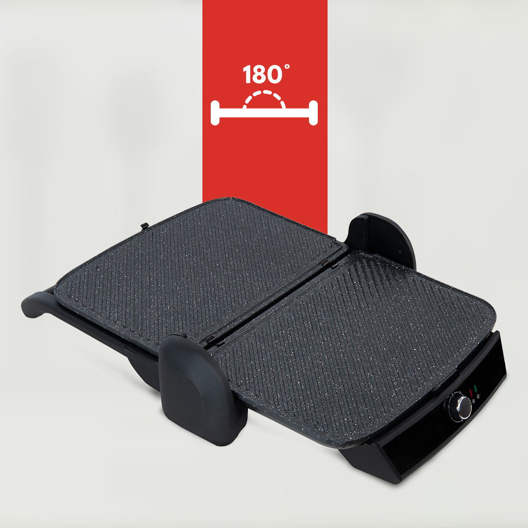 Vestel Ziyafet 8000 DX Tost Makinesi 180 Derece Açılabilen Gövde Vestel Ziyafet 8000 DX Tost Makinesi 180 Derece Açılabilen Gövde
